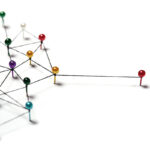 Linking entities. Network, networking, social media, internet co